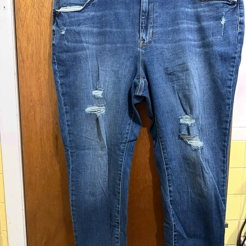 Maurice’s Distressed Blue Women's Jeans 22W